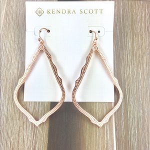 Kendra Scott Sophee rose gold earrings